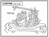 Flintstones Cartoon Hanna Barbera Sketches Animation sketch template