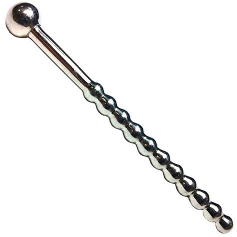 Rouge Beaded Urethral Sound Stopper Sex Toys And Adult