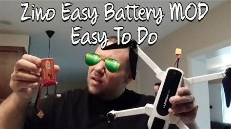 hubsan zino easy battery mod   beginners youtube