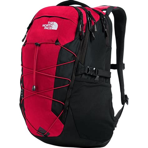 north face fleece borealis  backpack  red  men lyst