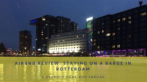 airbnb review staying   barge  rotterdam