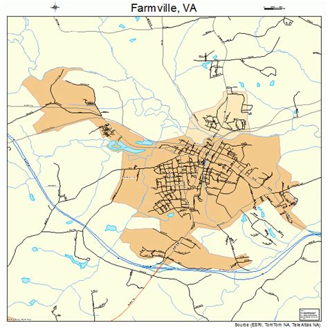 farmville virginia street map