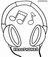 Headphones Coloring Pages Microphone Colouring Drawings Microphones Colorings 1000px 12kb sketch template