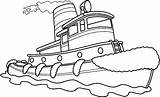 Transporte Tugboat Transportes Acuáticos Interactivo Aereos Mijloace Plastificar Dibujo Pluspng sketch template