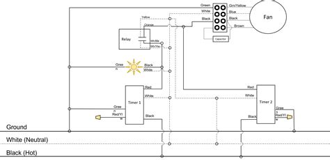 wiring diagram exhaust fan diy home improvement forum