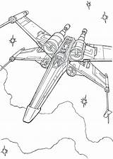 Wars Star Coloring Pages Printable Wing Ship Fighter Kids War Print Coloring4free Color Sheet Book Sheets Fun Drawing Colouring Ships sketch template