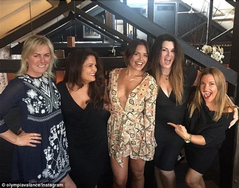 olympia valance shows off some extreme cleavage on her birthday daily mail online