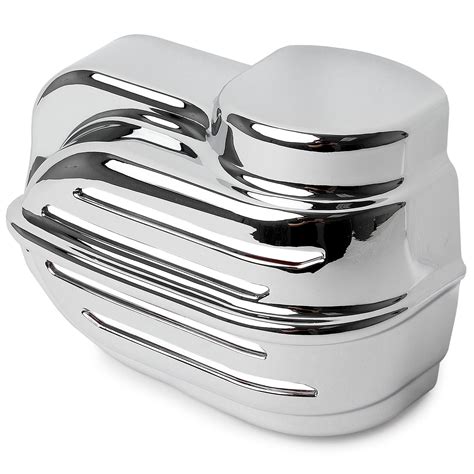 krator chrome replacement horn cover  harley davidson wolo bad boy horns compatible