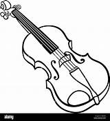 Violino Chiave Strumento Musicale sketch template
