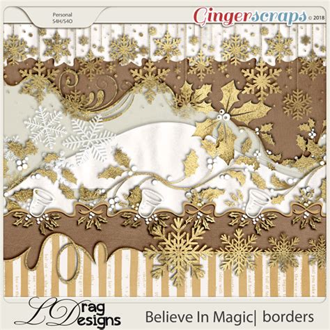 gingerscraps embellishments   magic borders  ldragdesigns