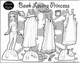 Paper Dolls Doll Princess Print Coloring Printable Pages Marisole Paperthinpersonas Dress Click Color Monday Princesses Colouring Pdf Clothes Four Book sketch template