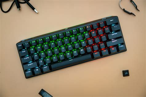 corsair  pro mini review   bar  gaming keyboards techno blender