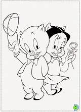 Porky Desenhos Colorir Gaguinho Looney Tunes sketch template