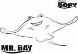 Finding Dory Coloring Pages Nemo Ray Mr Drawing Printable Para Disney Drawings Book Colorir Procurando Pixar Colouring Otter Cartoon Kids sketch template
