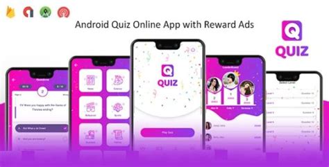 quiz  app  earning system reward ads admin panel nulled