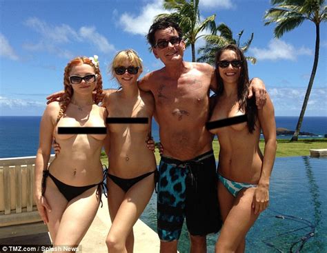 charlie sheen looks like he s having a decent holiday sick chirpse