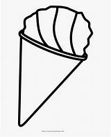 Cone Snow Coloring Sketch sketch template