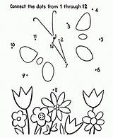 Coloring Connect Dots Pages Printable Print sketch template