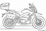 Coloring Motorcycle Police Pages Moto Printable Book Color Print sketch template