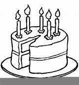 Cake Birthday Coloring Pages Outline Clipart Drawing Cutting Candle Clip Candles Kids Värityskuvat Vector Värityskuva Netart Clker Kakku Clipartmag Chocolate sketch template