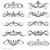 Clip Clipart Flourish Swirls Flourishes Request Something Order Custom Made Just sketch template