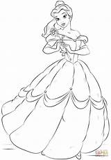 Princess Bestia Principessa Supercoloring Stampare Principesse Blogmamma Disegnare Pupung sketch template