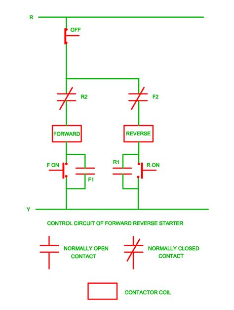 reverse motor control circuit diagram