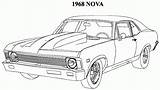 Coloring Pages Cars Car Muscle Classic Old Printable Truck Nova Kids Color School Chevy Race Adult Colouring Drawings Sheets Print sketch template
