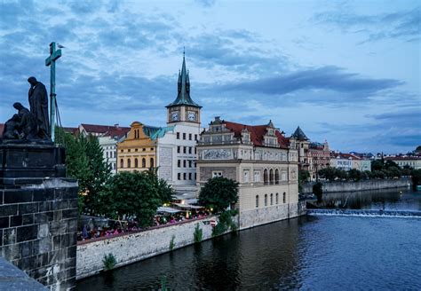 visiting  charles bridge  prague exploring  world