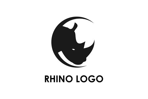 rhino logo   white background