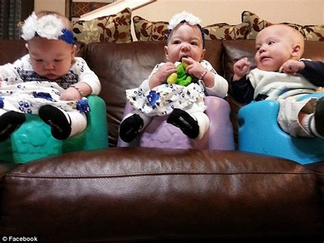 tulsa couple with triplets and twins reveal hectic routine daily mail online