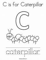 Caterpillar Coloring Letter Preschool Worksheets Pages Twistynoodle Print Noodle Activities Twisty Outline Tracing Insect Ll sketch template