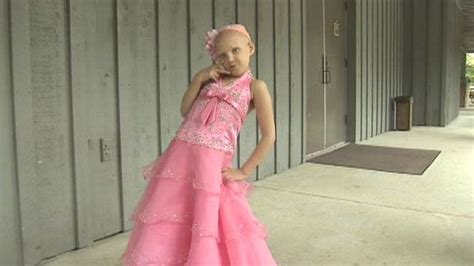 8 year old battling cancer wins beauty pageant latest news videos