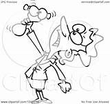 Stress Squeezing Businesswoman Toy Toonaday Royalty Outline Illustration Cartoon Rf Clip 2021 sketch template
