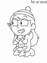 Hilda sketch template