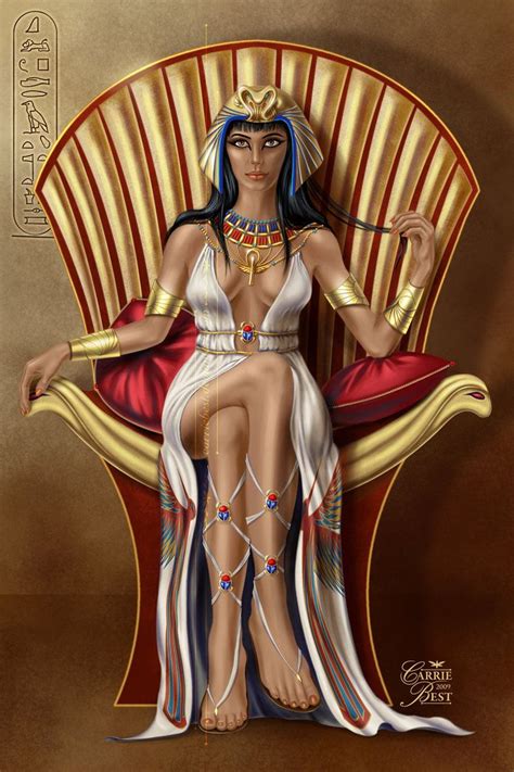 Cleopatra Par Carriebest Deviantart Mulheres Egípcias