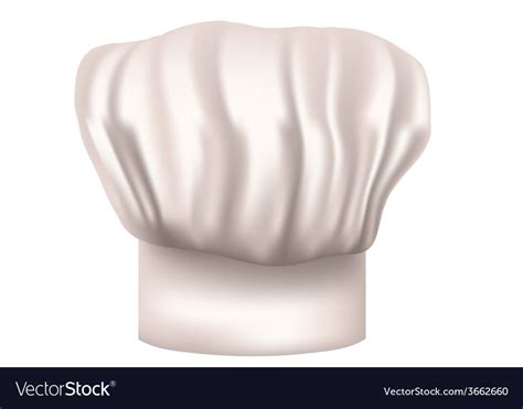 chefs hat cut  royalty  vector image vectorstock