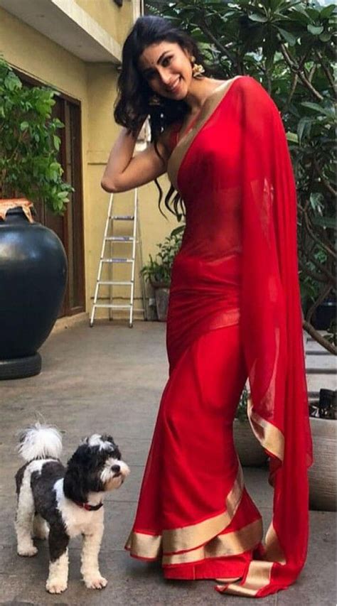 Appealing Georgette Hot Red Saree For Party Wj022499 Traditional