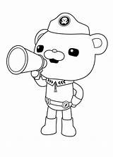 Octonauts Coloring Pages Barnacles Announcement Capt sketch template