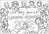 Olympics Colouring London Coloring Pages Olympic Games Kids Los School Proyecto Color sketch template