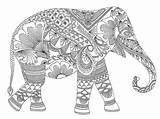 Mindfulness Elephant Coloring Pages Printable Print sketch template