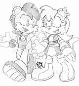 Mina Mongoose Sonic Ash Sth sketch template