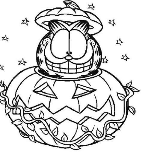 cat  pumpkins coloring page halloween coloring sheets