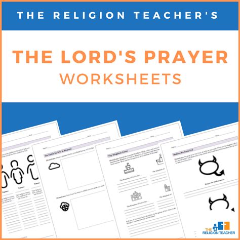 lords prayer worksheets   religion teacher  religion