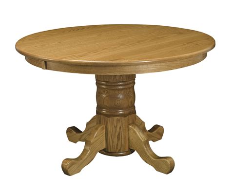 single pedestal table amish traditions fine furniture