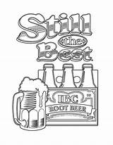 Beer Coloring Pages Root Still Place Getcolorings Getdrawings Template sketch template
