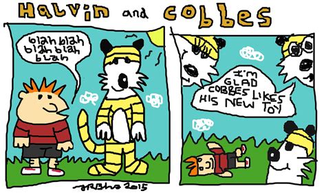 halvin and cobbes a parody of bill watterson s comic strip calvin and hobbes comic strip