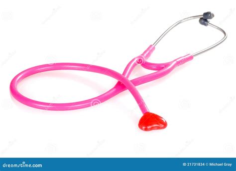 pink stethoscope  candy heart stock images image