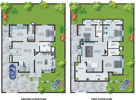 modern bungalow house designs floor plans type architecture plans