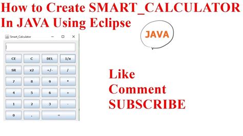 create calculator  java youtube